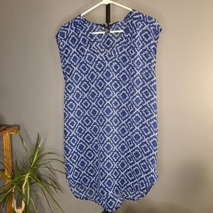 H&M Sheer Sleeveless Tunic Top